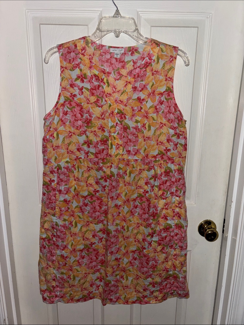 J Jill Linen Floral Dress!